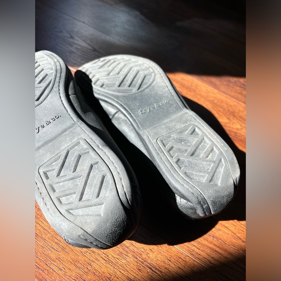 Frye & Co Men's 12 Black Leather Driving Loafers Shoes Lewis Venetian Moccasin - Picture 5 of 9